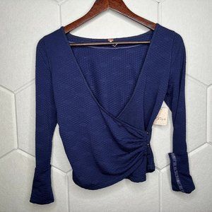 Free People Blue top - women's extra small